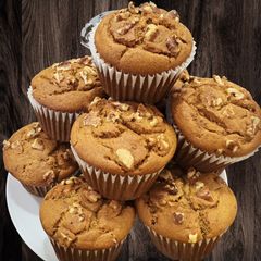 A picture of Easy Banana Walnut Muffin (Gluten free).