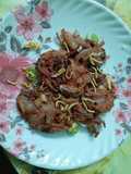Crispy beetroot pakora