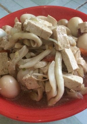 Foto resep Tumis jamur tahu puyuh