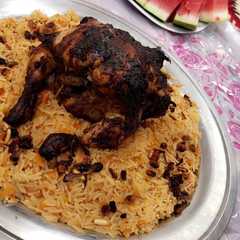 دجاج شواية و رز بخاري-レシピのメイン写真