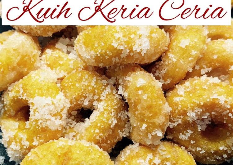 Langkah Mudah Memasak Kuih Keria Ceria yang Murah