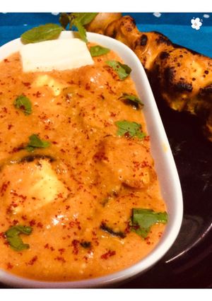 A picture of Paneer tikka masala.