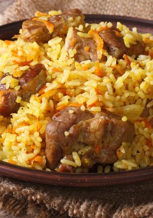 صورة لوصفة طريقة عمل كبسة بلحم الغنم