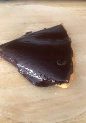 Una foto de Tarta de chocolate con almendras