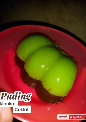 Foto resep Puding Alpukat Coklat