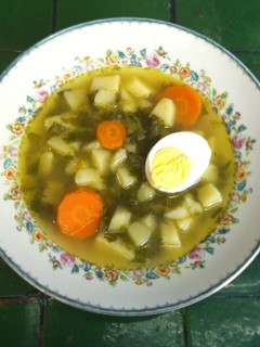 A picture of Polish Potato Soup.
