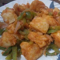 A picture of Fried idli.