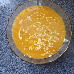 A picture of Butternut Squash soup.