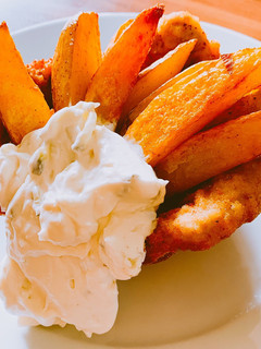 Kartoffelecken im Schnitzelkorb Rezepthauptbild