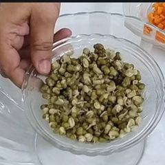 A picture of Sprouted Moong salad.