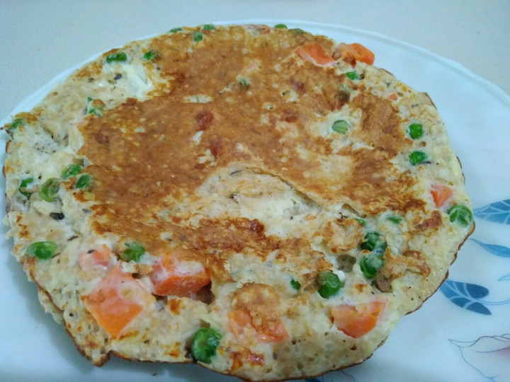 Langkah Mudah untuk Menyiapkan Omelet Oat Putih Telur dan Sayuran, Sempurna