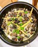 Ốc Len xào dừa