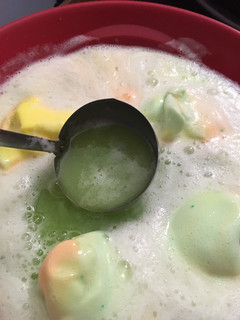 A picture of Grinch punch.