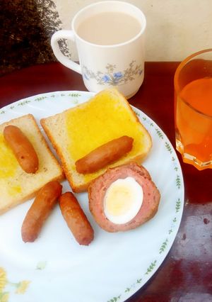 A picture of American breakfast #4weeksChallenge.