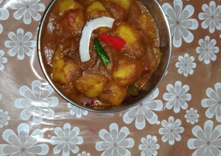 Recipe of Any-night-of-the-week Hing aaloo dum