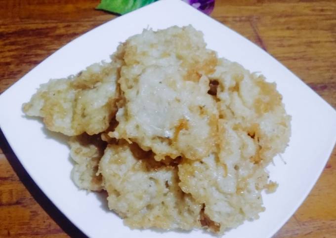 Langkah Mudah untuk Menyiapkan Gimbal teri nasi yang Enak Banget