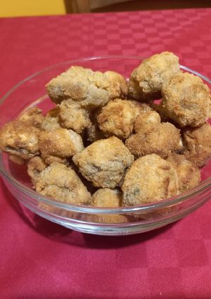Foto di Funghi champignon fritti
