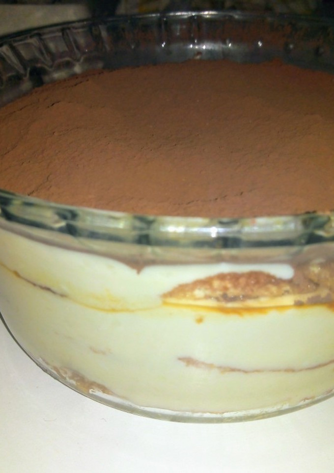 Una foto de Tiramisú!!!! Casero...😋