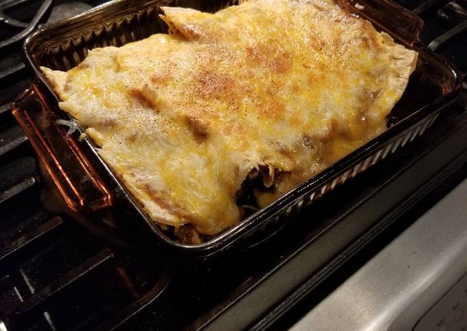 Steps to Make Speedy Chicken Enchilada Bake