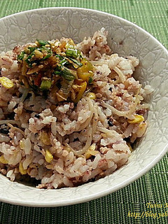 韓國料理 ~ 大豆芽菜拌飯 的食譜成品照片