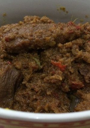 Foto resep Rendang Daging Sapi (tanpa bumbu instan)