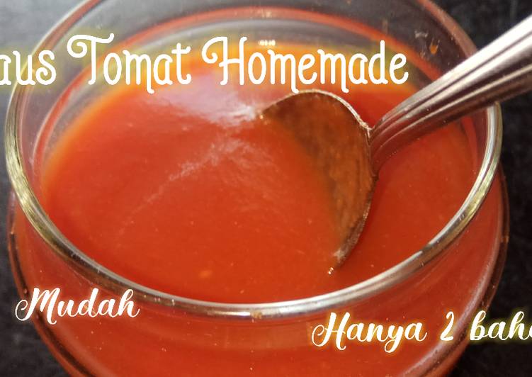 Saos Tomat Homemade hanya dua bahan