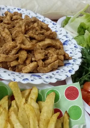 صورة لوصفة وصفة شاورما دجاج