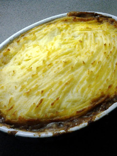 A picture of English Cottage Pie.
