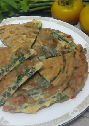 Foto resep Telur dadar kacang panjang