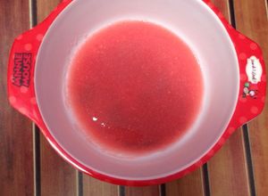 Foto resep mpasi jus jambu biji mix asip (6 bulan)