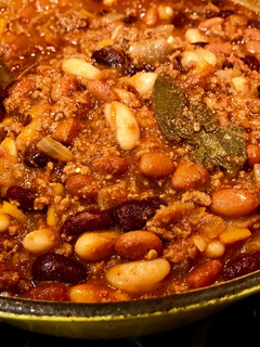 A picture of Three Bean Chili.