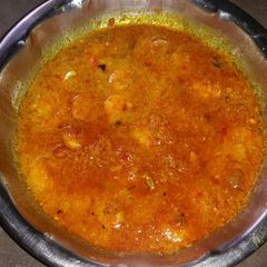 A picture of Prawn curry(chingri maacher Kalia).