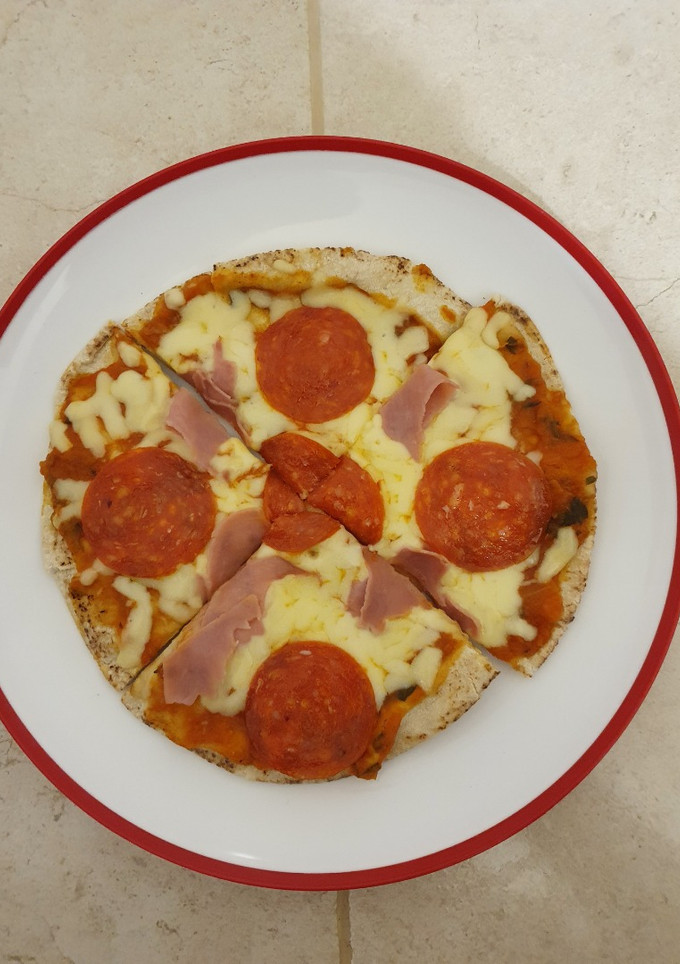 Una foto de Pizza de sartén