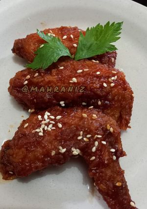Foto resep Korean spicy chiken wings