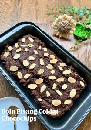 Foto resep Bolu pisang cokelat choco chips