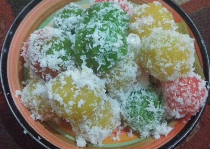 Resep Klepon Singkong Pelangi Oleh Wahida Bundamufidaandroyyan Cookpad