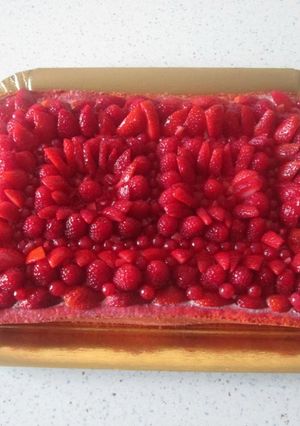 A picture of Red Passion Cake.