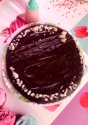 صورة لوصفة كعكة عيد ميلاد بسيطة واقتصادية