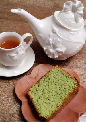 Foto resep Green Tea Chiffon Cake