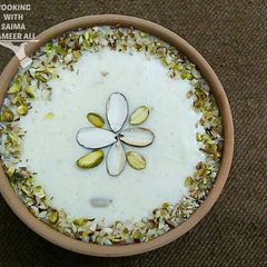 A picture of Firni(rice pudding).
