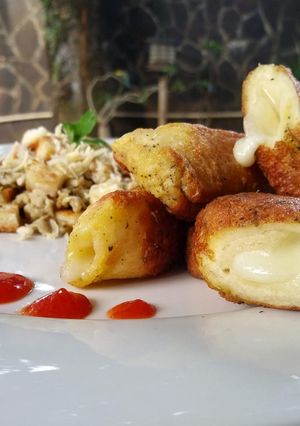 Foto resep Roti Mozzarella Stik