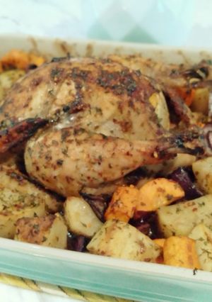 Foto resep Roasted chicken oven