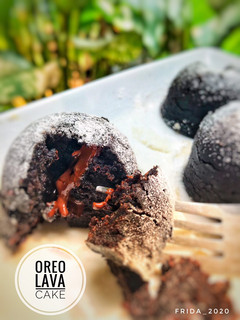 Foto resep Oreo lava cake 3 bahan saja