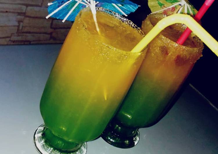 Step-by-Step Guide to Make Yummy Mango menthe punch