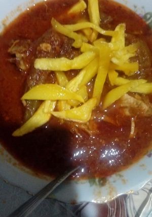 عکسی از دستور خورشت بامیه