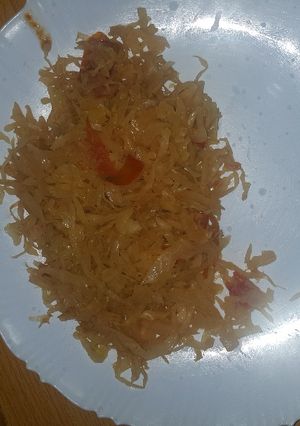 A picture of Fried cabbage.