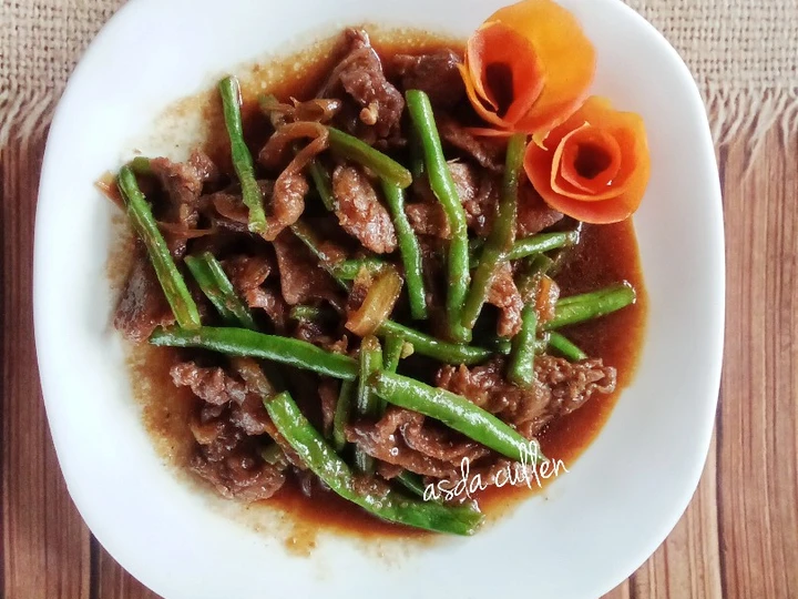 Cara Gampang Membikin Resep Tumis buncis daging yang Uenak Anti Ribet, Bisa Manjain Lidah