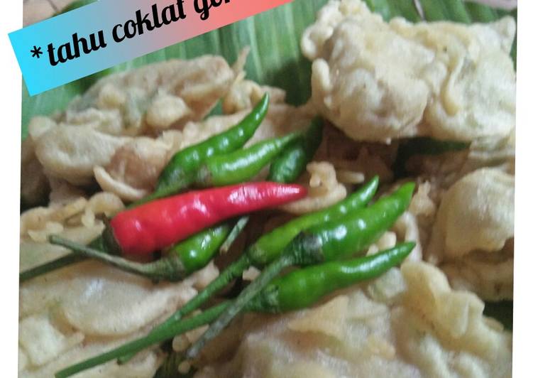 *tahu coklat goreng tepung*