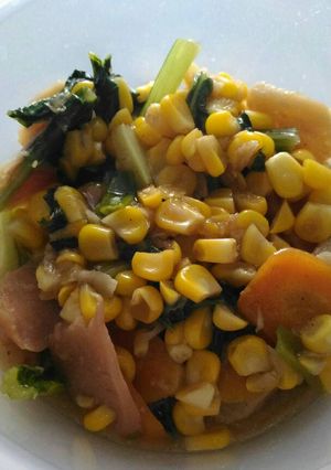 Foto resep Tumis jagung manis