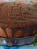 Bolo ensopado de chocolate